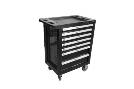 Инструментальная тележка Forsage 7-и полочная, пластиковая защита корпуса F-1141117 Инструментальная тележка Forsage 7-и полочная, пластиковая защита корпуса F-1141117
