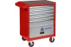 Красная инструментальная тележка (5 ящиков и отсек) МАСТАК 522-05581R