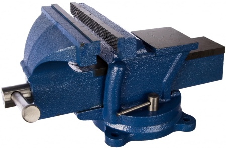 Слесарные тиски GRIFF 200 мм, поворотные, стальные, с наковальней 17кг g164012