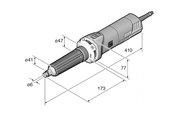 Прямошлифовальный инструмент Fein GSZ 8-280 PEL 72231960000