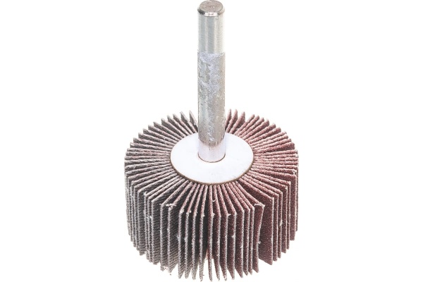 Круг шлифовальный лепестковый с оправкой на шпильке (40х20х6 мм; P120) MESSER 11-40-120
