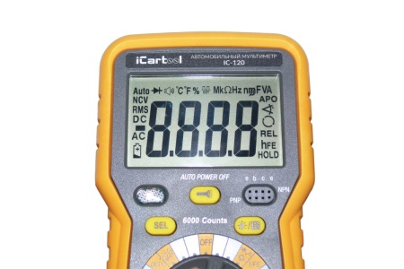 Автомобильный мультиметр iCartool IC-120