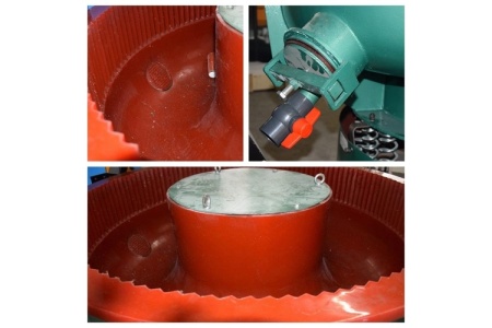 Шлифовально-полировальная машина без сепарации HENGDA 300 л ZDPА300