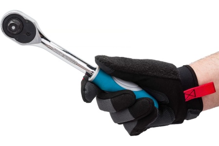 Ключ-трещотка с быстрым сбросом РемоКолор 72 зуб., 1/2, 43-4-024 Ключ-трещотка с быстрым сбросом РемоКолор 72 зуб., 1/2, 43-4-024