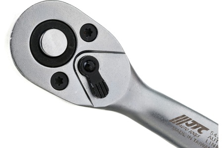 Трещотка 1/4 72-зубцовая изогнутая длина 147мм JTC-5422