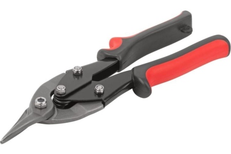 Усиленные ножницы по металлу FIT Профи CrV, прорезиненные ручки, левые, 250 мм 41571