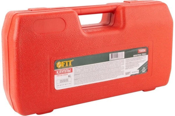 Трубные клуппы FIT набор 1/4-3/8-1/2-3/4-1-1 1/4 6 шт. 70006