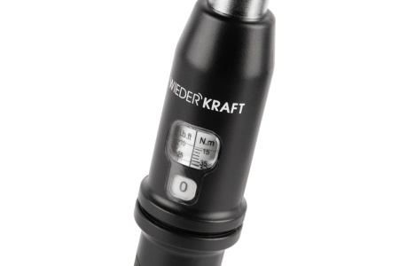 Динамометрический ключ WIEDERKRAFT 15-110 Нм, реверсивная трещотка с квадратом 3/8 WDK-NS15110