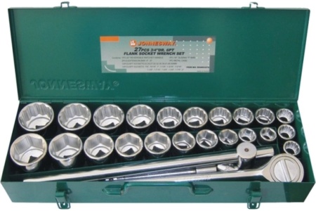 Набор торцевых дюймовых головок 27 предметов Jonnesway S04H6327S