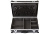 Ящик для инструмента FIT пластиковый усиленный алюминием черный 65633 Ящик для инструмента FIT пластиковый усиленный алюминием черный 65633