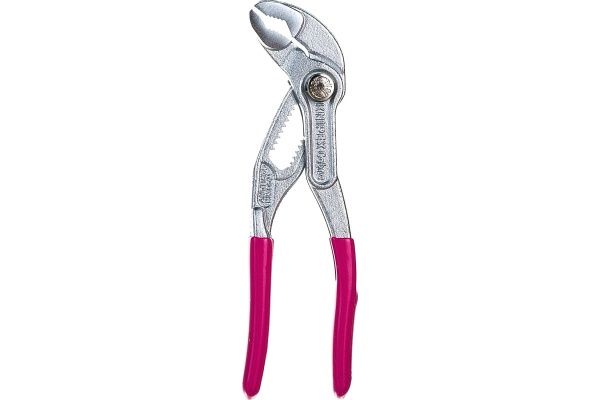 Переставные клещи KNIPEX COBRA с фиксатором, хром KN-8703125PEBK