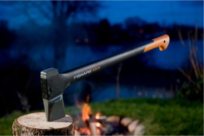 Топор-колун Х25 + пила 123870 В ПОДАРОК Fiskars 122487
