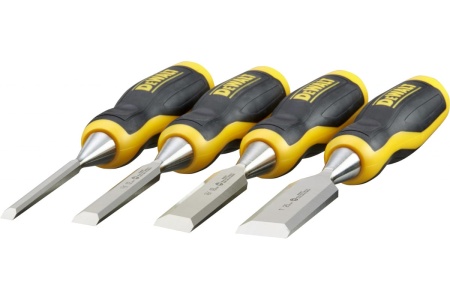 Набор стамесок DEWALT 4 шт, 6, 12, 18, 25 мм DWHT0-16063