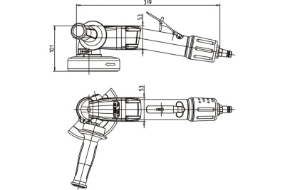 Угловая шлифовальная машинка DEPRAG GA812-100BX 6060545A