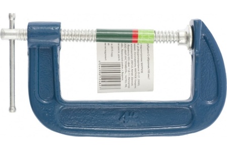 Струбцина СИБРТЕХ G-образная, 100 мм 20584