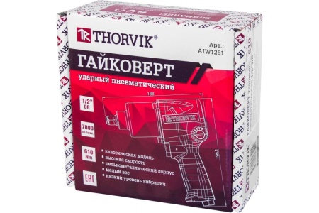 Пневматический гайковерт THORVIK AIW1261 52199 Пневматический гайковерт THORVIK AIW1261 52199