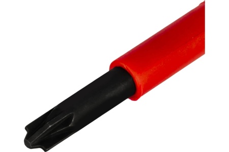 Диэлектрическая отвертка КОБАЛЬТ Ultra Grip FL/PZ-1x80 мм, CR-V, двухкомпонентная рукоятка 799-727