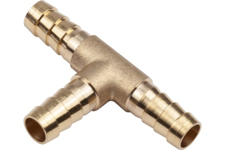 Тройник Т елочка 8 мм, латунь, в блистере AV Steel AV-700339B блистер