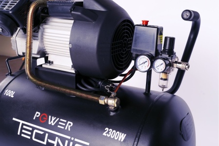 Компрессор POWER TECHNIC коаксиальный, 220В, 2300Вт, 440 л/мин, ресивер 100 л ACD440/100