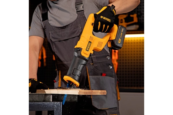 Аккумуляторная сабельная пила Denzel crc-115, 18 В li-ion 28465