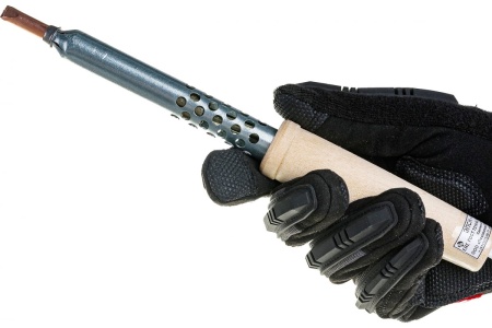 Электрический паяльник Точно-прочно 80W деревянная ручка 4265