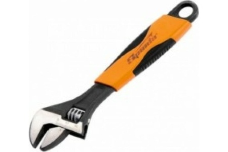 Разводной ключ SPARTA 300 мм, двухкомпонентная рукоятка 15544