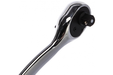 Трещотка с изогнутой резиновой ручкой ЭВРИКА 3/8 72-зубцовая ER-53872