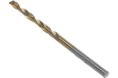 Сверло по металлу с покрытием нитридом титана (3х61х33 мм) Кратон 1 05 17 003
