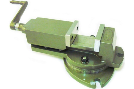 Тиски станочные поворотные 75мм VISPROM 0018