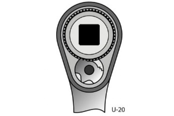 Трещотка с механизмом переключения GEDORE 1/2" 270 мм 1436686