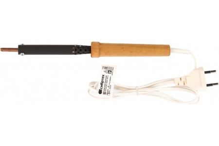 Электрический паяльник СИБРТЕХ ЭПСН-03-65/220 деревянная ручка Россия 91308