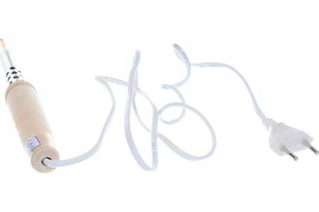 Электрический паяльник Точно-прочно 40W деревянная ручка 4264