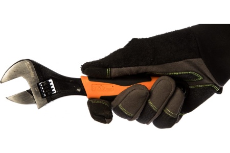 Разводной ключ SPARTA 200 мм, двухкомпонентная рукоятка 15542