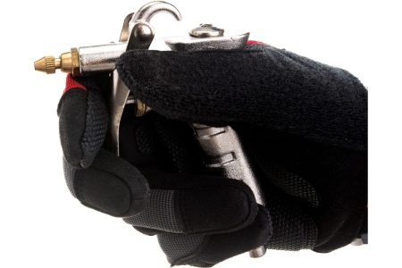 Продувочный пистолет с удлиненным соплом S.E.B. хром 511DL-PS10K