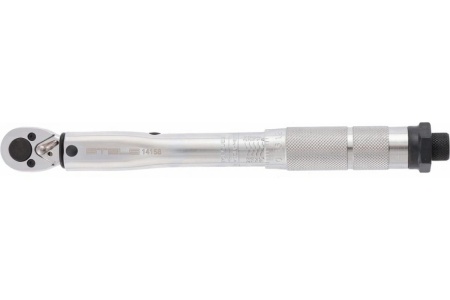 Динамометрический ключ 5-24 Нм, 1/4", CrV, хромированный STELS 14158