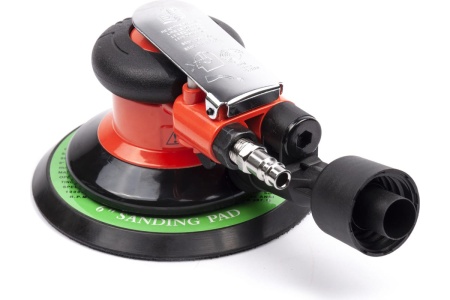 Пневматическая орбитальная шлифмашина AV Steel 150 мм с отсосом AV-701336