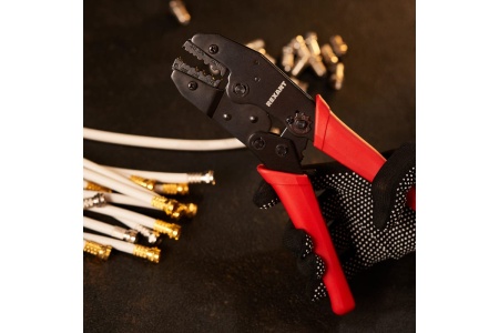 Кримпер REXANT HT-301 J для обжима F и BNC разъемов RG-174, RG-179, Fiber Optic 12-3015