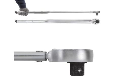 Динамометрический ключ щелчкового типа ROCKFORCE 140-700 Нм, 1", в пластиковом футляре RF-64781030