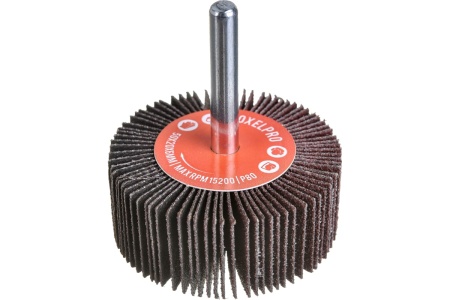 Щетка лепестковая абразивная ROXTOP на шпинделе (50х20х6 мм; Р80) RoxelPro 133526