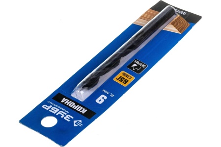 Сверло спиральное по дереву, М-образная заточка Профессионал (9х115х70 мм; сталь 65Г) Зубр 29421-115-09_z01 Сверло спиральное по дереву, М-образная заточка Профессионал (9х115х70 мм; сталь 65Г) Зубр 29421-115-09_z01