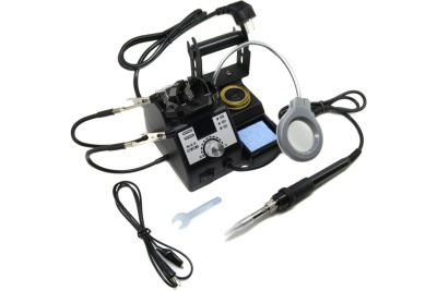 Паяльник W.E.P 926 LED-IV 60W с лупой и держателем плат М7752078