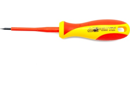Диэлектрическая отвертка 1000В VIRA VDE SL2.575 мм  397024