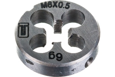 Плашка М6х0.5 мм СИБРТЕХ 77015