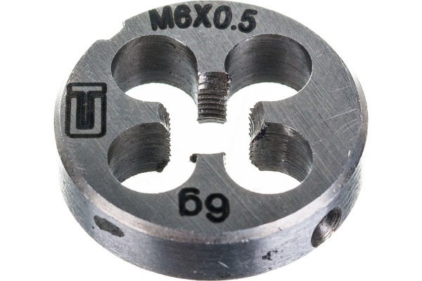 Плашка М6х0.5 мм СИБРТЕХ 77015