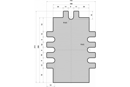 Крестовые тиски Белмаш CV75 RA095A