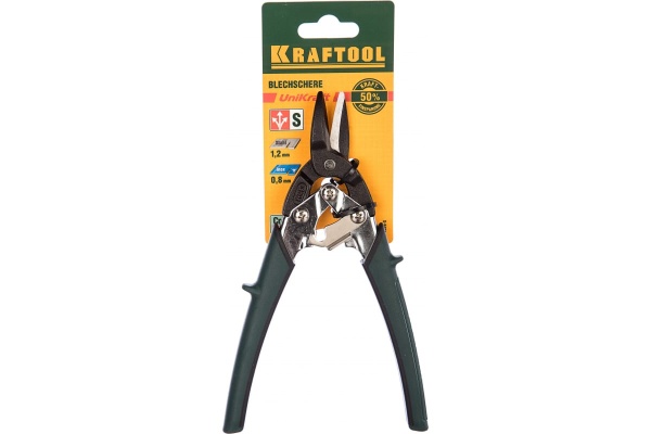 Прямые ножницы по металлу KRAFTOOL Compact 190 мм 2326-S