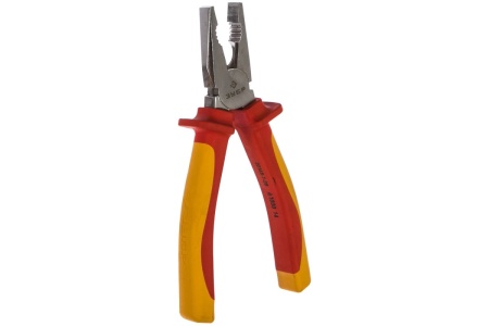 Диэлектрические комбинированные плоскогубцы до1000В, 200мм Зубр ЭКСПЕРТ ЭЛЕКТРОМОНТАЖНИК 22145-1-20