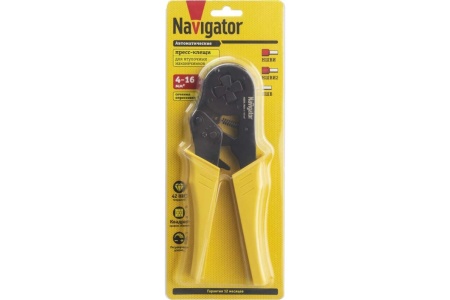 Пресс-клещи Navigator NHT-Pkv01-D-16 (для втулочных, 16 мм2) 80367