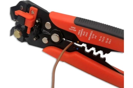 Автоматический стриппер для снятия изоляции ViaSpring универсальный, 0,2-6 мм2, кримпер LS-A318