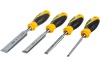 Набор из 4 плоских стамесок с ручкой NAREX SUPER 2009 LINE PROFI 6, 12, 20, 26 мм 860600